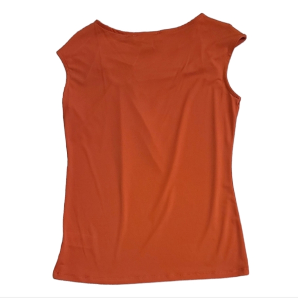 NWT Michael Kors Women's Orange Blouse, Size SP - Picture 2 of 9